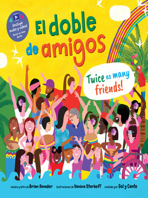 cover image of El doble de amigos